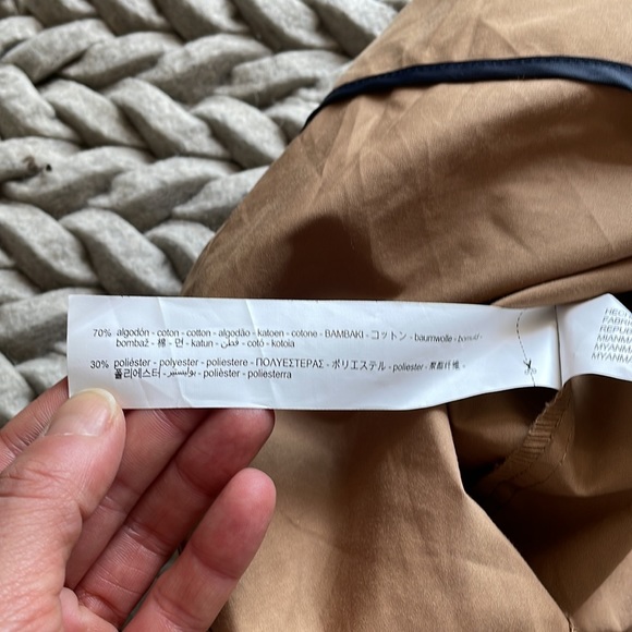 Camel colour light trench coat - Picture 6 of 6